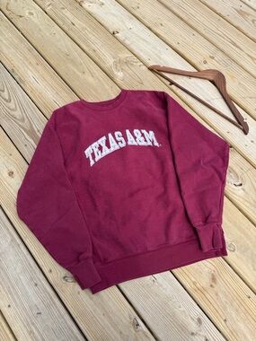 Vintage 2000s Texas A&M university Reverse weave crewneck